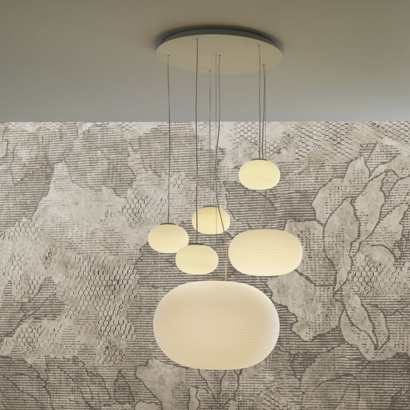 Bianca Pendant Lamp by Fontana Arte Lamps